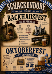 Backhaus und Oktoberfest Schackendorf 2026