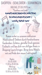 Ladybasar 27.03.2026 Schackendorf Ladybasar 27.03.2026 Schackendorf