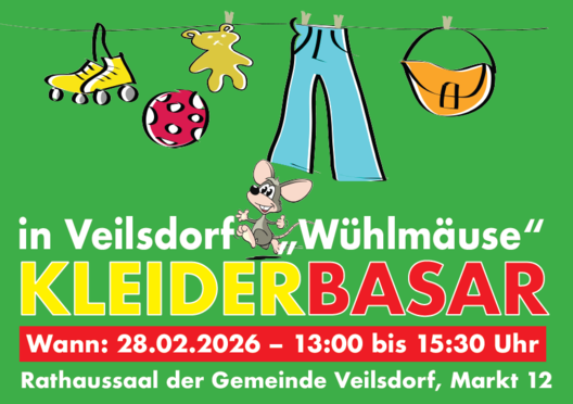 Kleiderbasar am 28.02. Rathaussaal