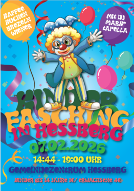 Kinderfasching in Heßberg am 07.02.