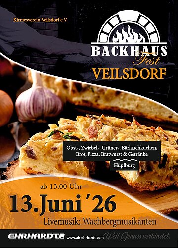 Backhausfest 2026 Veilsdorf