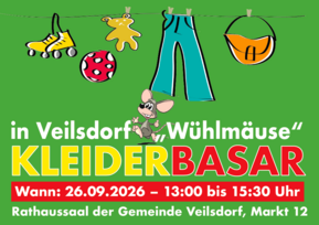 Kleiderbasar Veilsdorf 2026